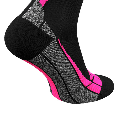 Długie skarpety kompresyjne do biegania Trail-Run trailowe